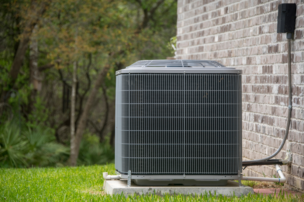 residential HVAC unit outside home- Rolox Home Service